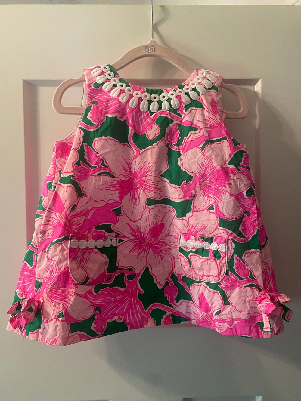 Lilly Pulitzer Pink and Green Floral Bloomer Set - 18-24 months - Hibis Kiss 🌺